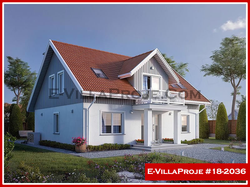 Ev Villa Proje #18 - 2036 Çelik Villa Modeli ve 3D Tasarımı