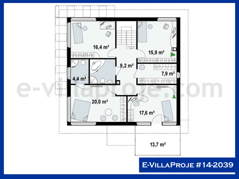 Ev Villa Proje #14 - 2039 Çelik Ev Projesi - Görsel 3