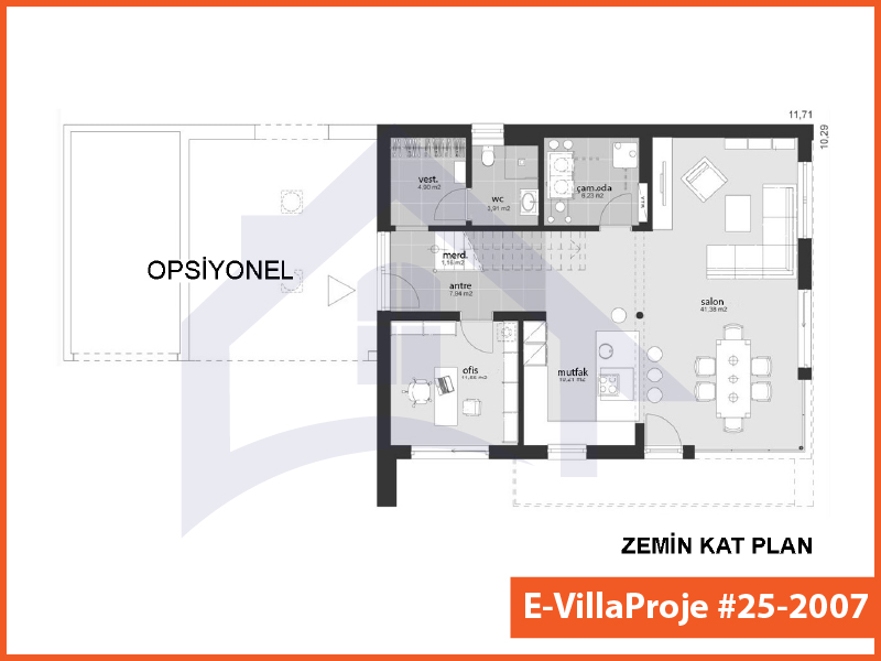 Ev Villa Proje #25 - 2007 Çelik Ev Projesi - Görsel 2