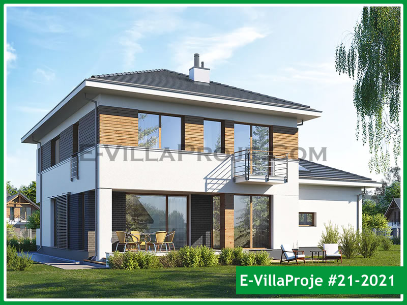 Ev Villa Proje #21 - 2021 Çelik Villa Modeli ve 3D Tasarımı