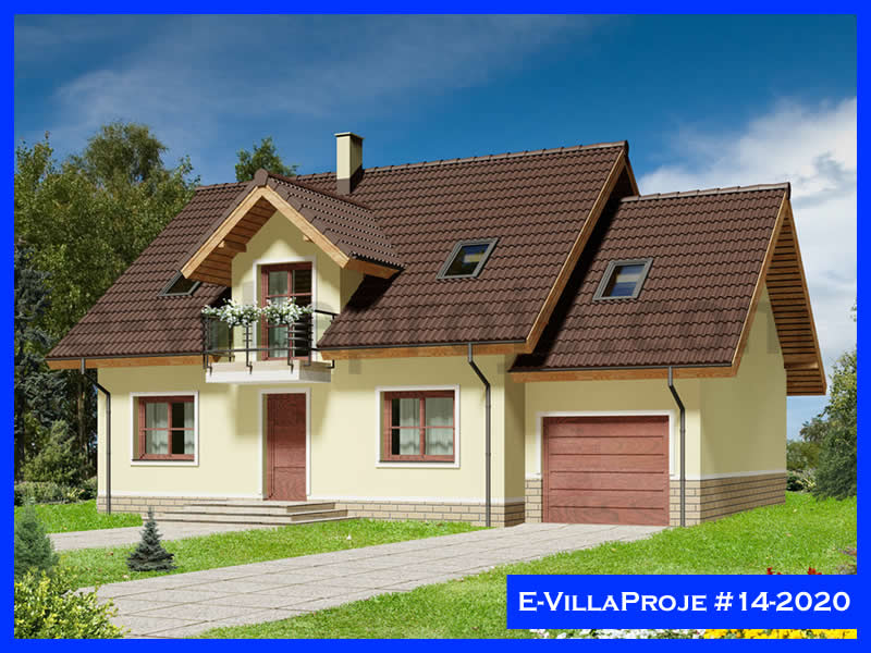 Ev Villa Proje #14 - 2020 Çelik Villa Modeli ve 3D Tasarımı