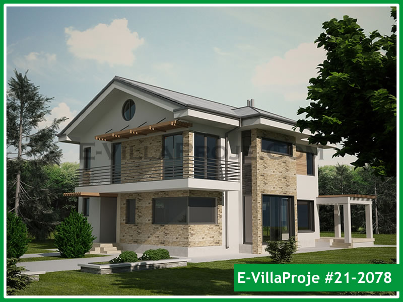 Ev Villa Proje #21 - 2078 Çelik Villa Modeli ve 3D Tasarımı
