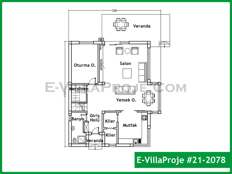 Ev Villa Proje #21 - 2078 Çelik Ev Projesi - Görsel 2