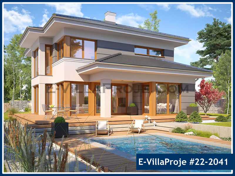 Ev Villa Proje #22 - 2041 Çelik Villa Modeli