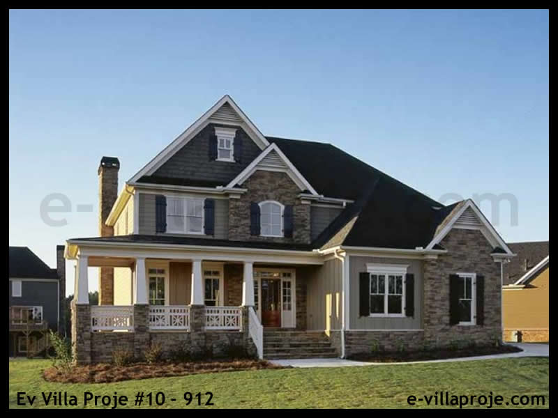 Ev Villa Proje #10 - 912 Çelik Villa Modeli ve 3D Tasarımı