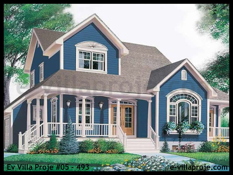 Ev Villa Proje #05 - 493 Çelik Villa Modeli ve 3D Tasarımı
