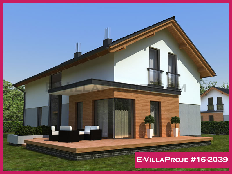 Ev Villa Proje #16 - 2039 Çelik Villa Modeli ve 3D Tasarımı