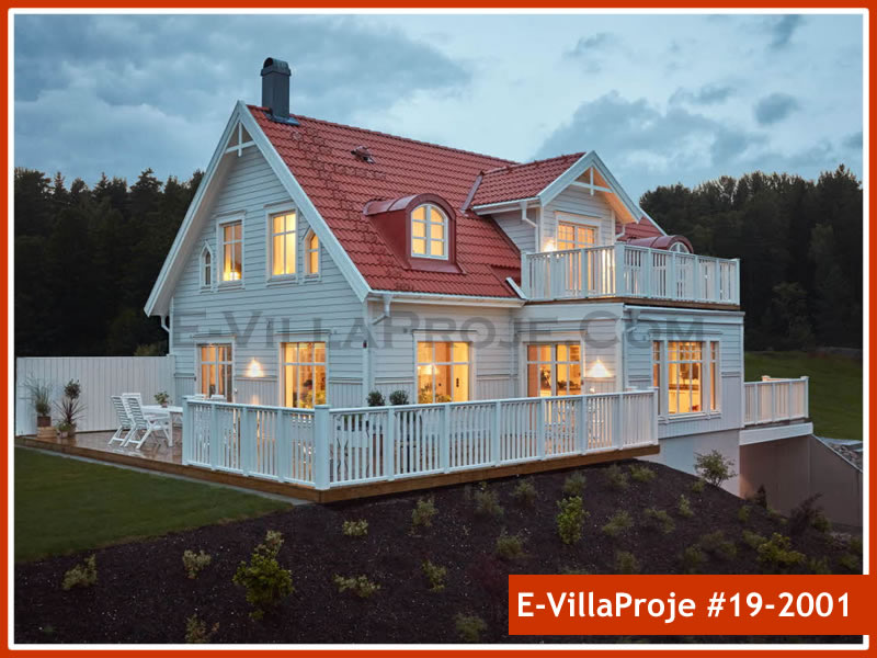 Ev Villa Proje #19 - 2001 Çelik Villa Modeli ve 3D Tasarımı