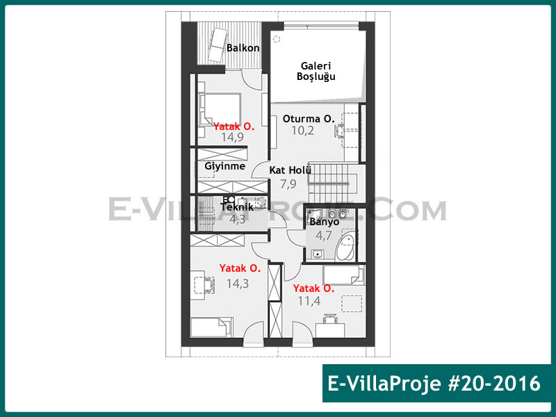 Ev Villa Proje #20 - 2016 Çelik Ev Projesi - Görsel 3