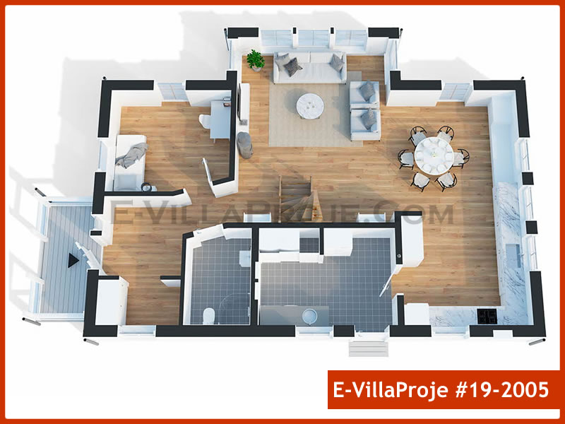 Ev Villa Proje #19 - 2005 Çelik Ev Projesi - Görsel 10