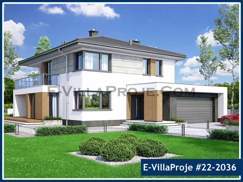 Ev Villa Proje #22 - 2036 Çelik Villa Modeli ve 3D Tasarımı