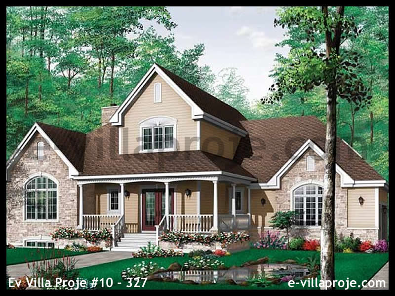 Ev Villa Proje #10 - 327 Çelik Villa Modeli ve 3D Tasarımı