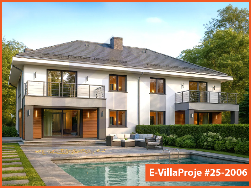Ev Villa Proje #25 - 2006 Çelik Villa Modeli ve 3D Tasarımı