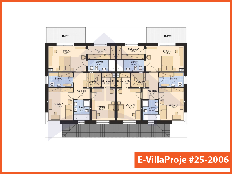 Ev Villa Proje #25 - 2006 Çelik Ev Projesi - Görsel 3