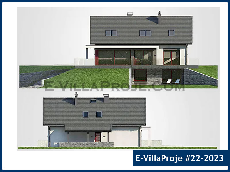 Ev Villa Proje #22 - 2023 Çelik Ev Projesi - Görsel 17