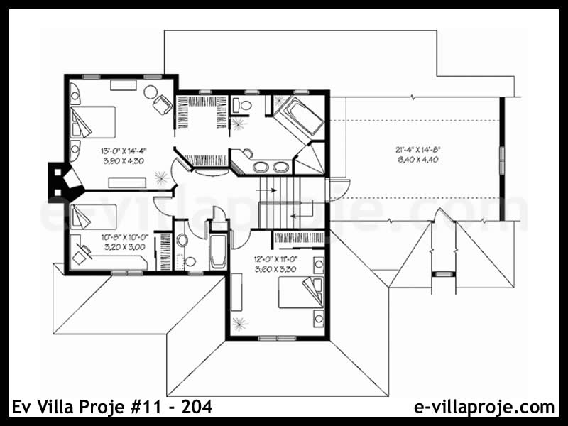 Ev Villa Proje #11 - 204 Çelik Ev Projesi - Görsel 3