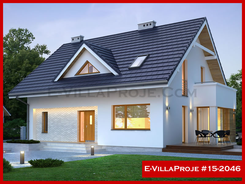 Ev Villa Proje #15 - 2046 Çelik Villa Modeli ve 3D Tasarımı