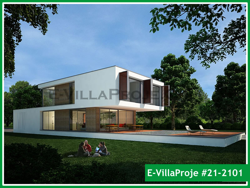 Ev Villa Proje #21 - 2101 Çelik Villa Projesi 3D Mimari Tasarımı