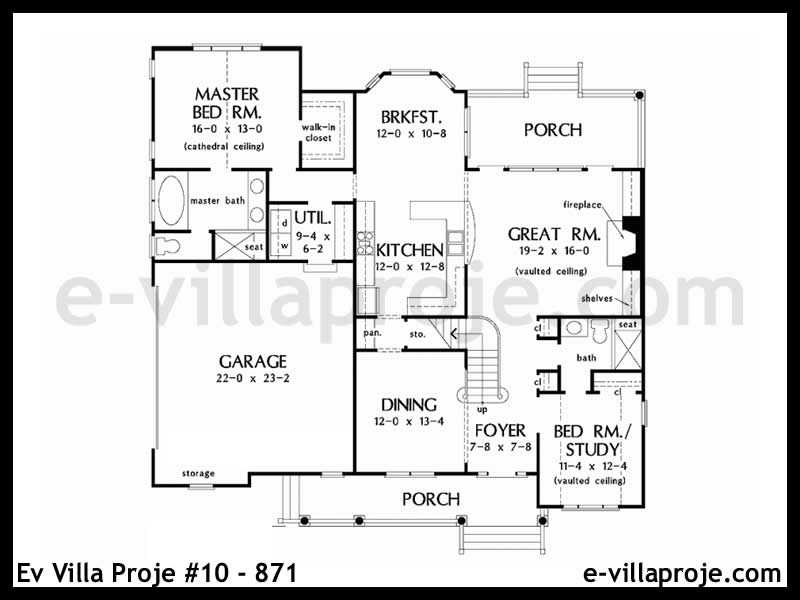 Ev Villa Proje #10 - 871 Çelik Ev Projesi - Görsel 2