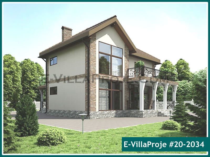 Ev Villa Proje #20 - 2034 Çelik Villa Modeli ve 3D Tasarımı