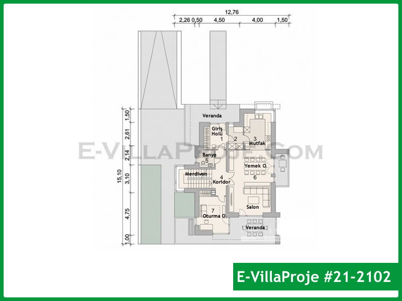 Ev Villa Proje #21 - 2102 Çelik Ev Projesi - Görsel 2