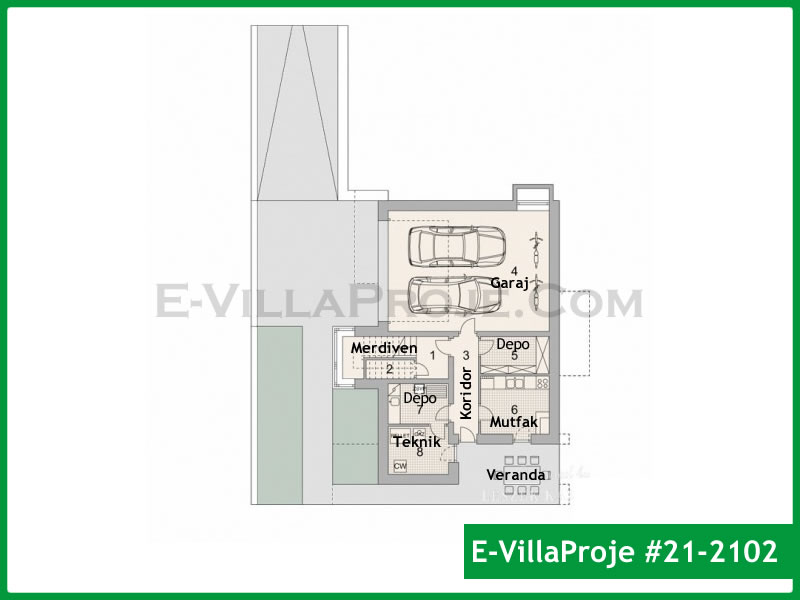 Ev Villa Proje #21 - 2102 Çelik Ev Projesi - Görsel 4