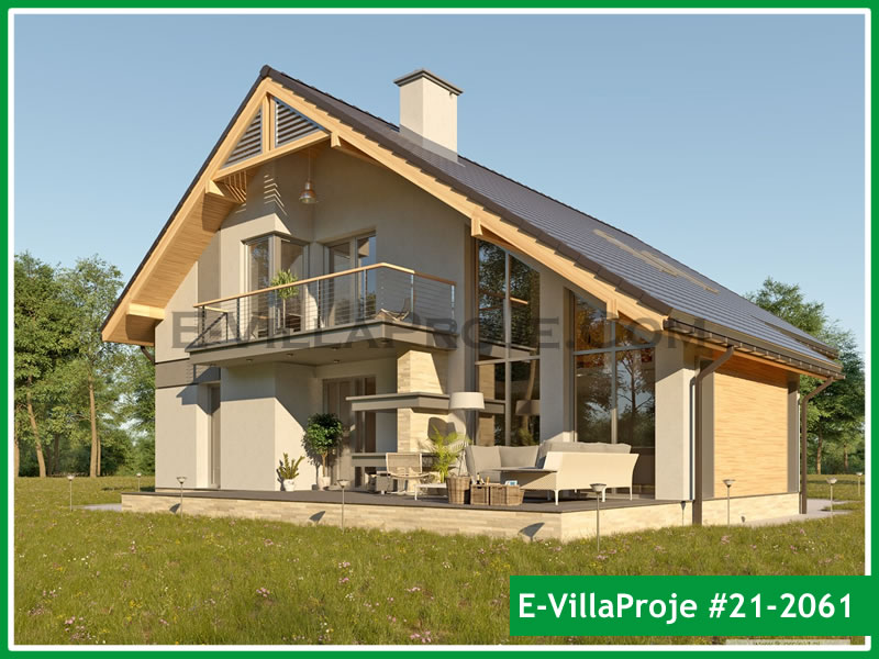 Ev Villa Proje #21 - 2061 Çelik Villa Modeli ve 3D Tasarımı