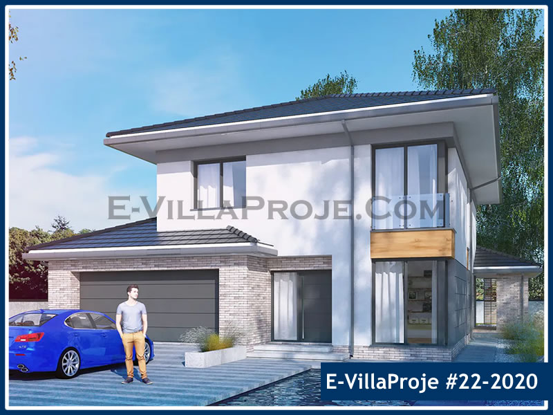Ev Villa Proje #22 - 2020 Çelik Villa Modeli ve 3D Tasarımı