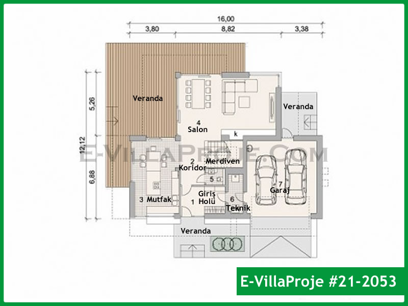 Ev Villa Proje #21 - 2053 Çelik Ev Projesi - Görsel 2