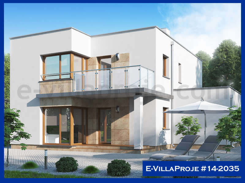 Ev Villa Proje #14 - 2035 Çelik Villa Modeli ve 3D Tasarımı