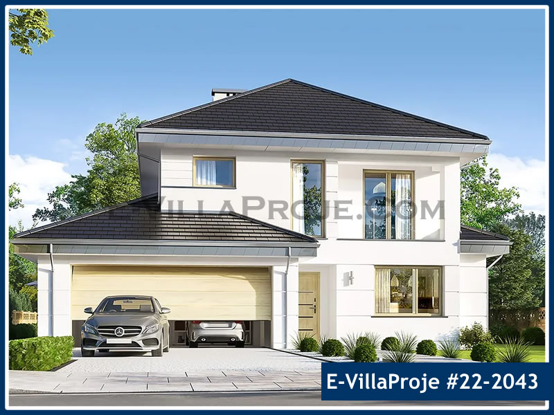 Ev Villa Proje #22 - 2043 Çelik Villa Modeli ve 3D Tasarımı