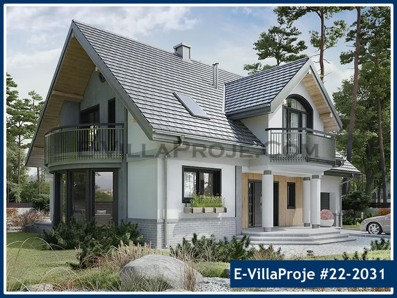 Ev Villa Proje #22 - 2031 Çelik Villa Modeli ve 3D Tasarımı