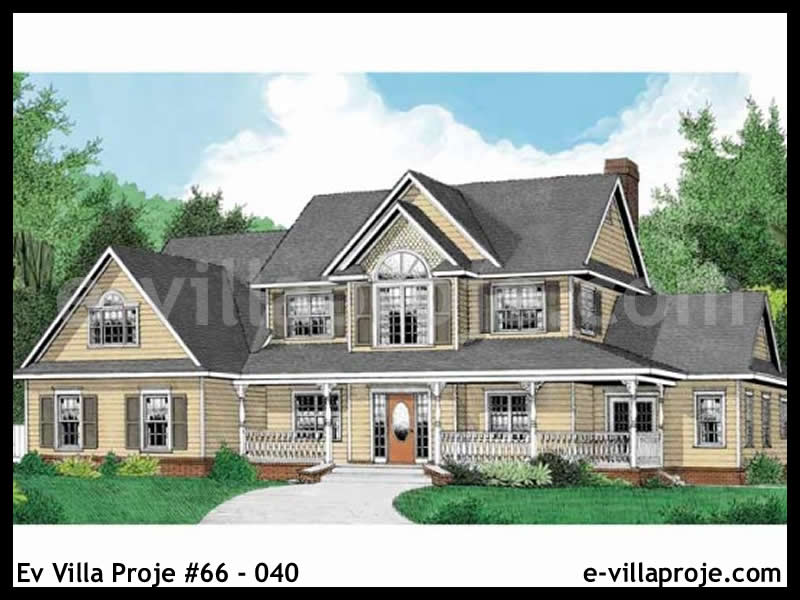Ev Villa Proje #66 - 040 Çelik Villa Modeli ve 3D Tasarımı