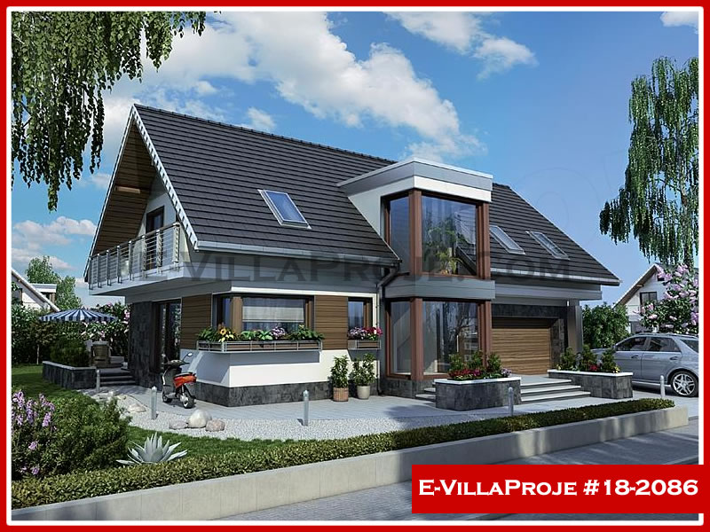 Ev Villa Proje #18 - 2086 Çelik Villa Modeli ve 3D Tasarımı