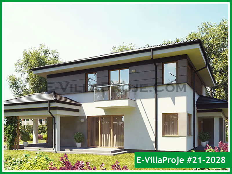 Ev Villa Proje #21 - 2028 Çelik Villa Modeli ve 3D Tasarımı