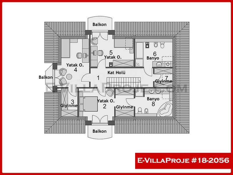 Ev Villa Proje #18 - 2056 Çelik Ev Projesi - Görsel 3