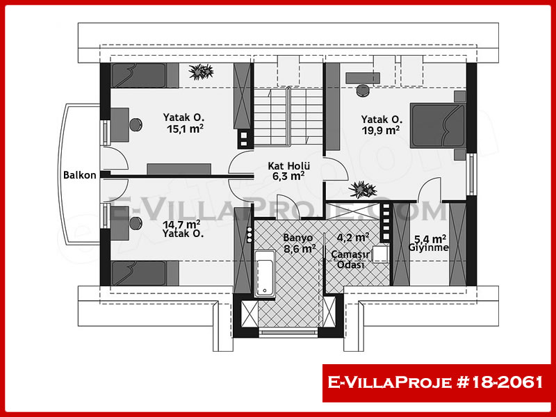 Ev Villa Proje #18 - 2061 Çelik Ev Projesi - Görsel 3