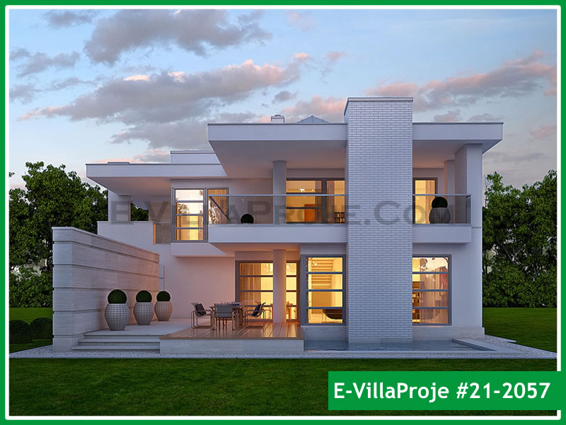 Ev Villa Proje #21 - 2057 Çelik Villa Modeli ve 3D Tasarımı
