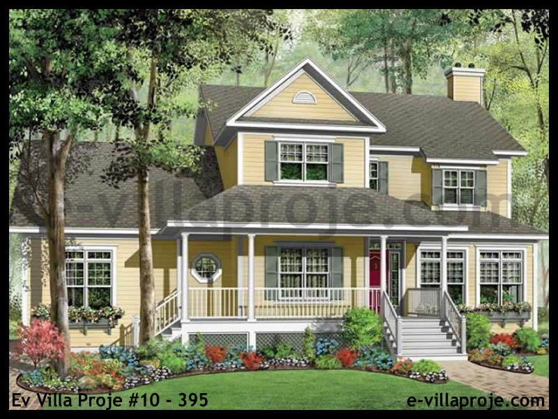 Ev Villa Proje #10 - 395 Çelik Villa Modeli ve 3D Tasarımı