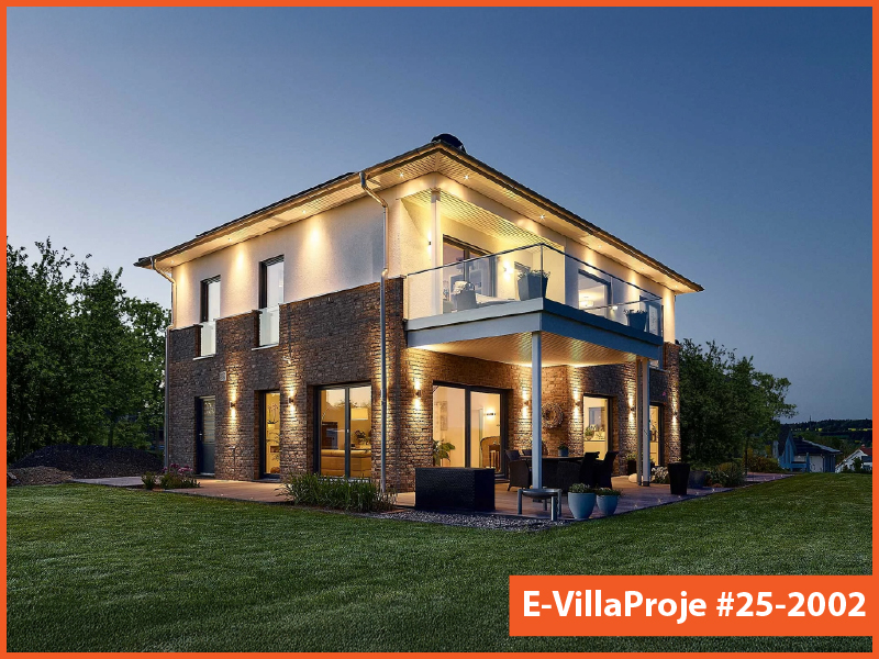 Ev Villa Proje #25 - 2002 Çelik Villa Modeli ve 3D Tasarımı