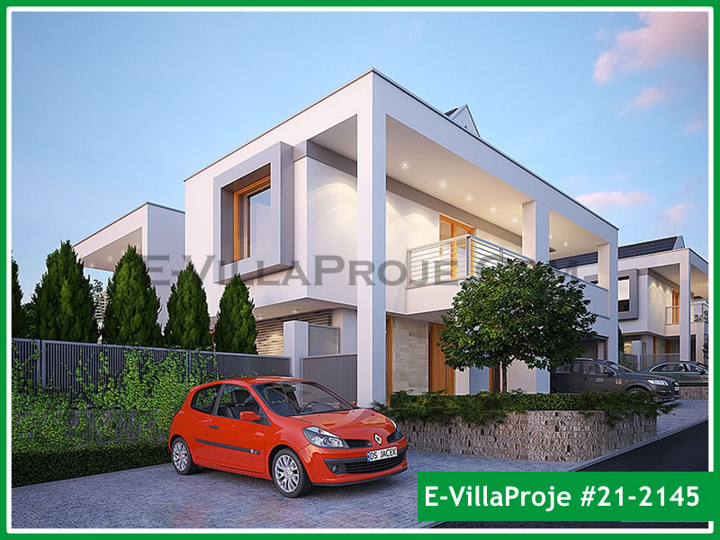 Ev Villa Proje #21 - 2145 Çelik Villa Modeli ve 3D Tasarımı