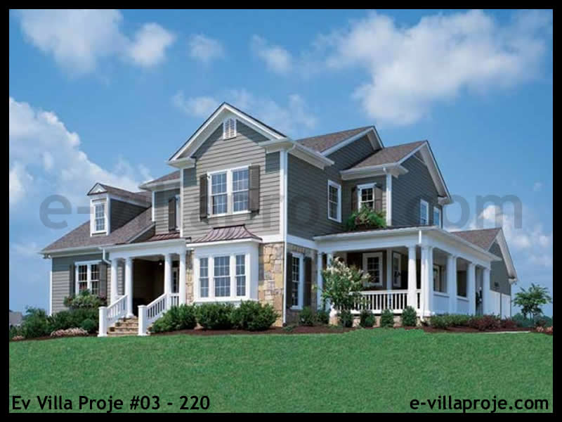 Ev Villa Proje #03 - 220 Çelik Villa Modeli ve 3D Tasarımı