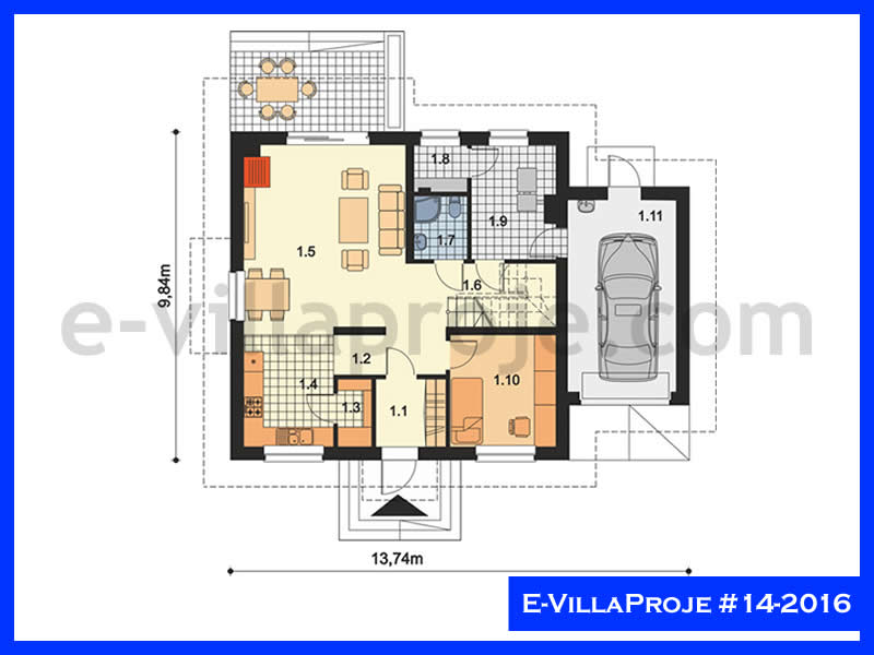 Ev Villa Proje #14 - 2016 Çelik Ev Projesi - Görsel 2