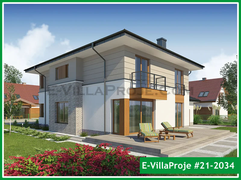 Ev Villa Proje #21 - 2034 Çelik Villa Modeli ve 3D Tasarımı