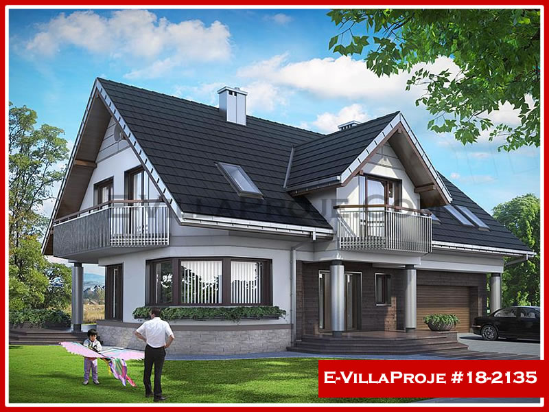 Ev Villa Proje #18 - 2135 Çelik Villa Modeli ve 3D Tasarımı
