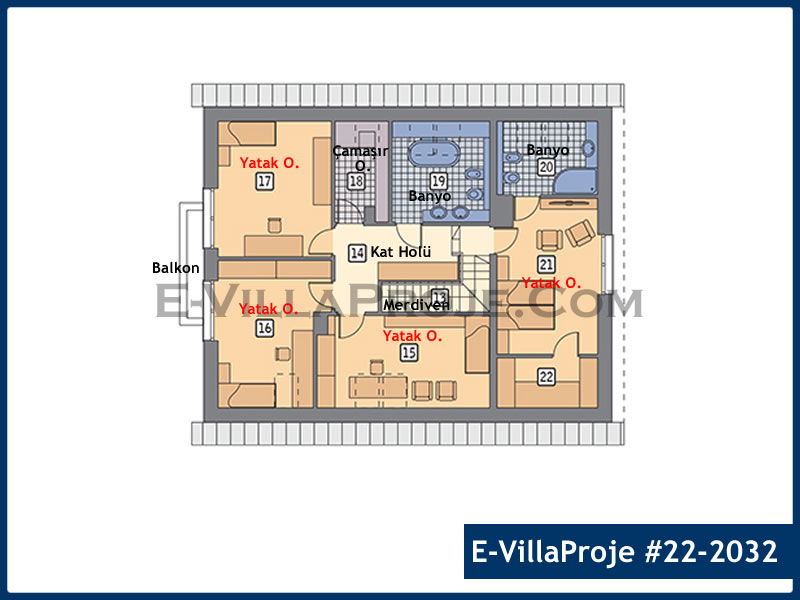 Ev Villa Proje #22 - 2032 Çelik Ev Projesi - Görsel 3