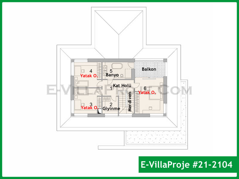 Ev Villa Proje #21 - 2104 Çelik Ev Projesi - Görsel 3