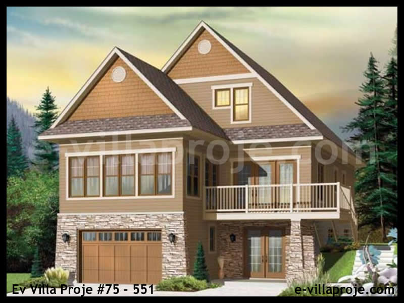 Ev Villa Proje #75 - 551 Çelik Villa Modeli