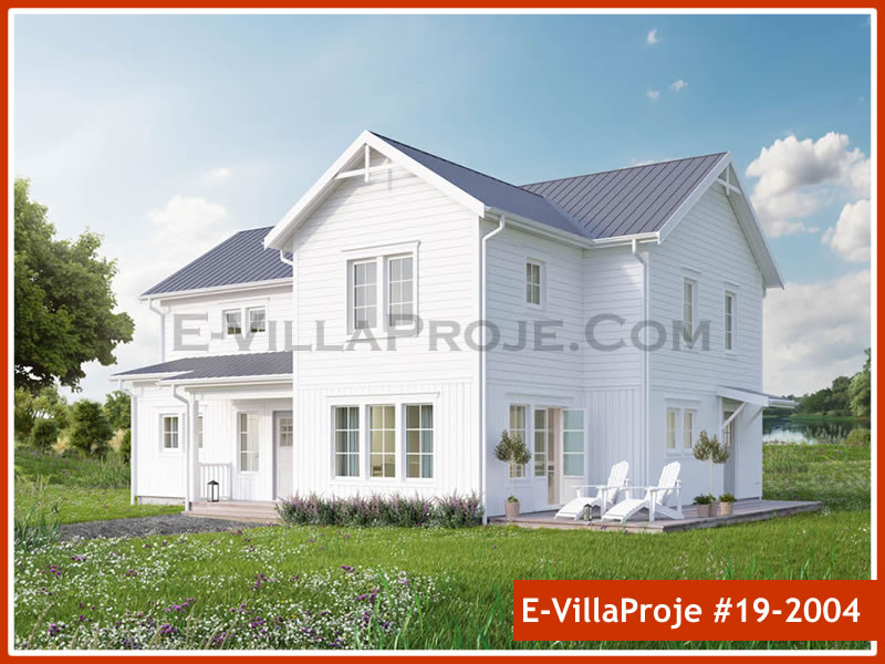 Ev Villa Proje #19 - 2004 Çelik Villa Modeli ve 3D Tasarımı