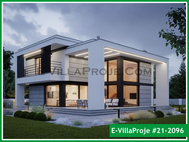Ev Villa Proje #21 - 2096 Çelik Villa Modeli ve 3D Tasarımı